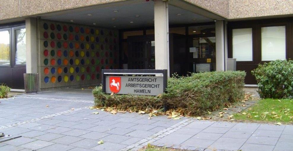 Bild des Gerichtsgebäudes (Arbeitsgericht Hameln)